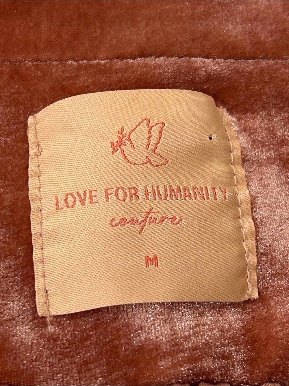 NWT Love for Humanity Couture Velvet Blazer Medium - Picture 2 of 8